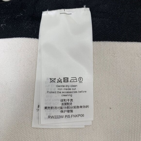 Louis Vuitton Black & White Logo Drawstring Silk-Blend Sport Pants Size L - Picture 4 of 8